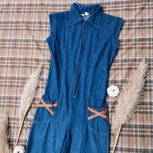 Vintage Denim Jumpsuit